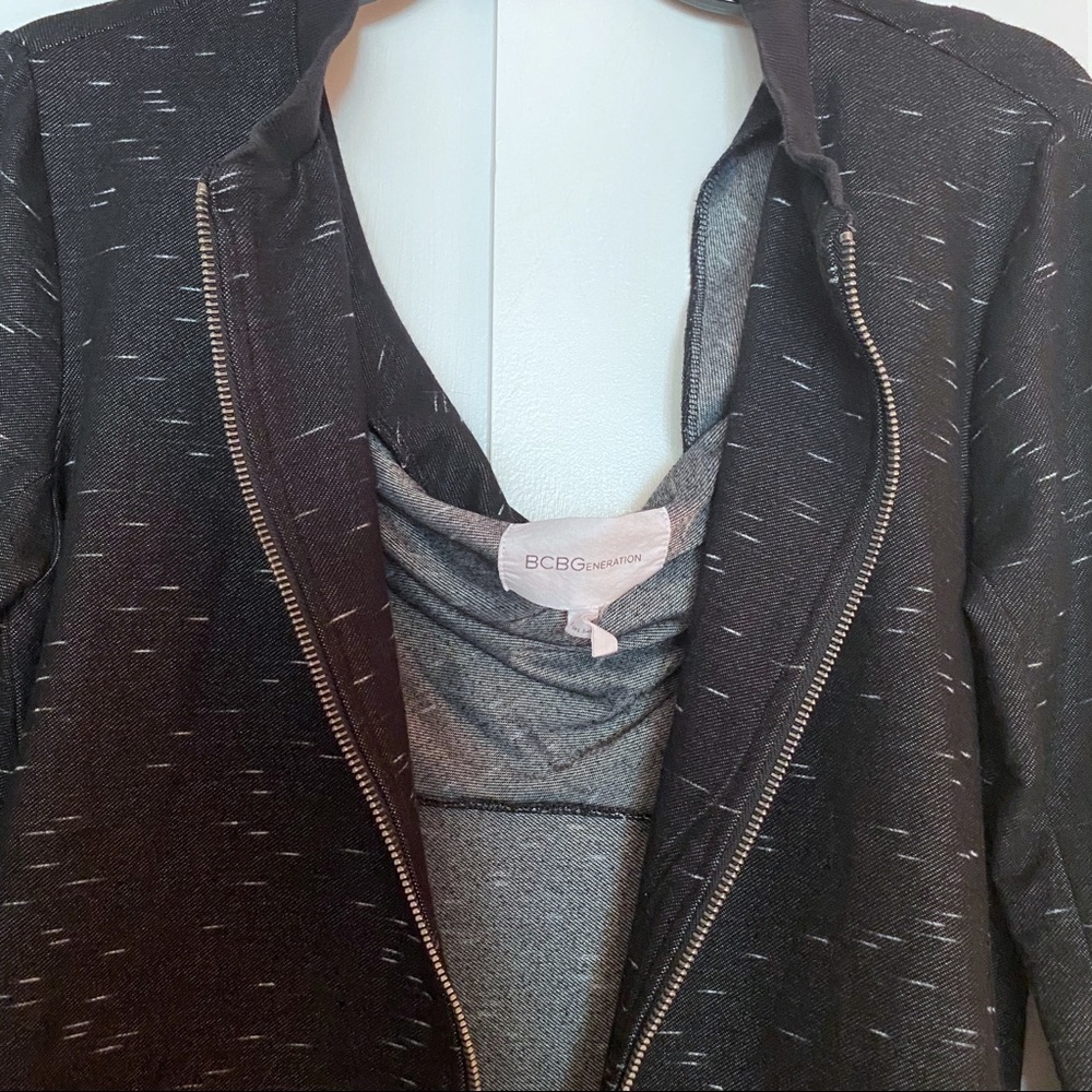 BCBGeneration Drape Back Track Jacket - Picture 7 of 8